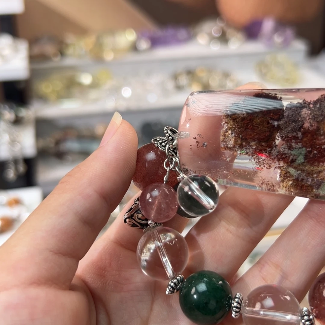 水晶手链合金可****呀手串