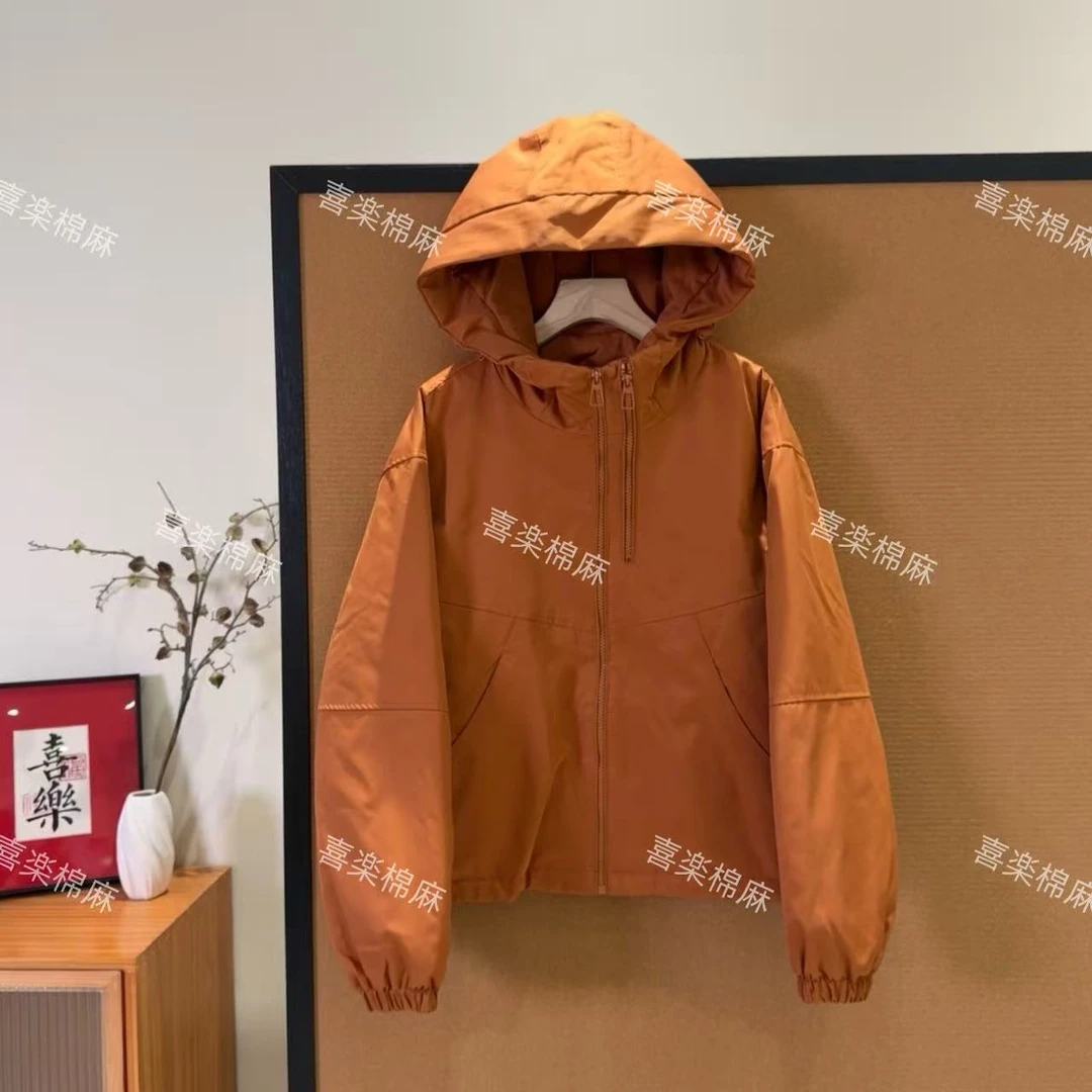 喜樂  2025双拉链冲锋衣夹棉棉服外套冬季新款时尚纯色百搭简约女