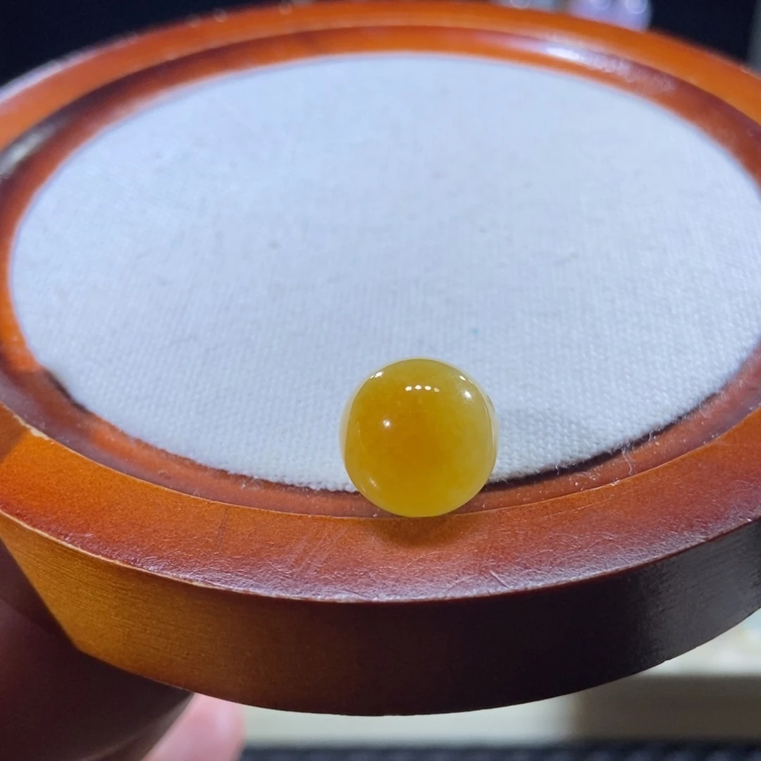 翡翠未镶嵌吊坠(不含链)翡翠冰黄珠卡12.9