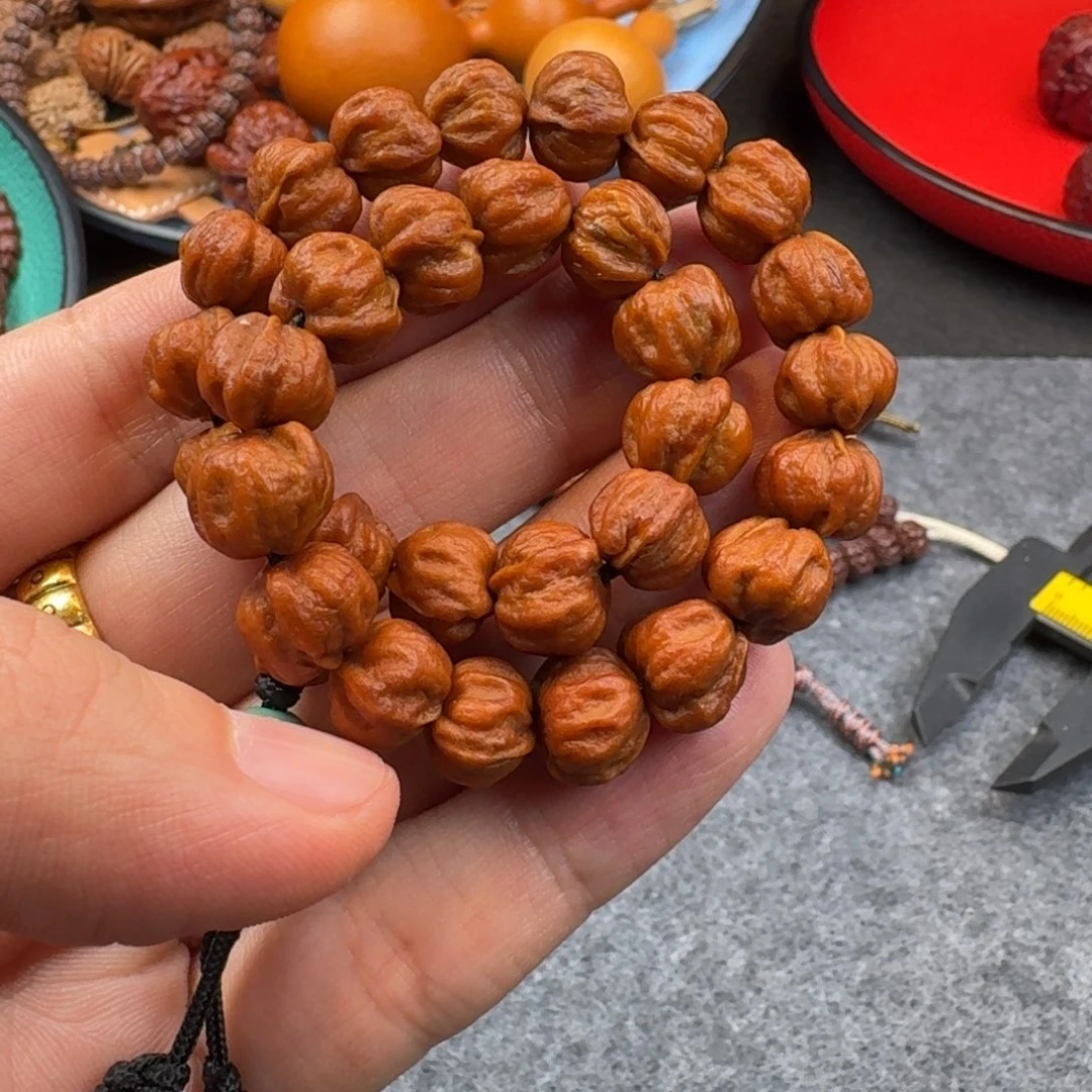 凤眼菩提吊坠手串