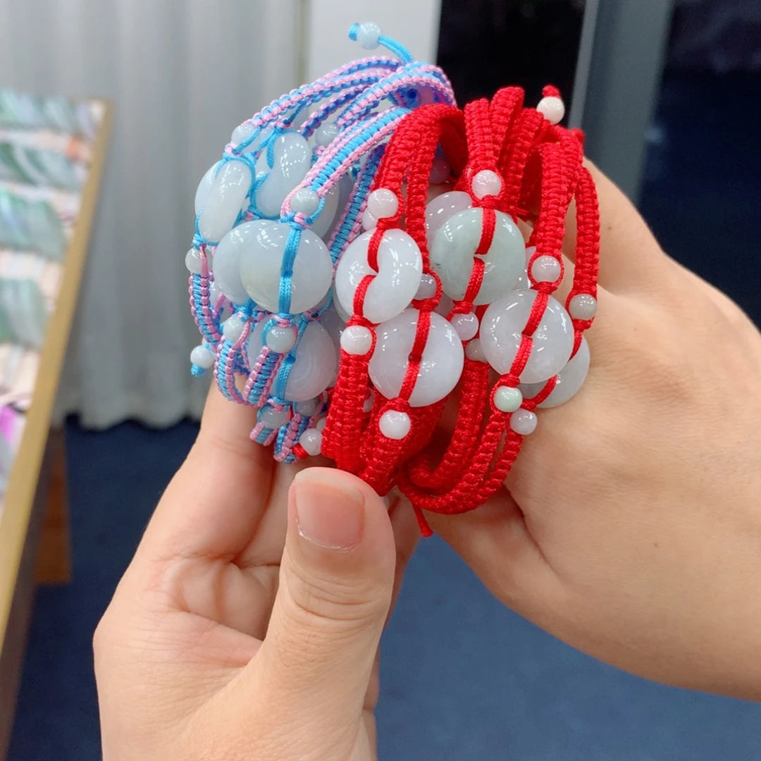 翡翠未镶嵌手链买断