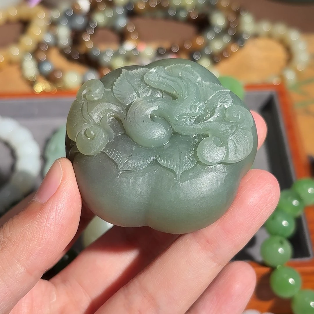 和田玉把件未镶嵌橙****