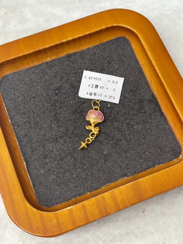 F15048足金999莫奈花园【主图有克重】