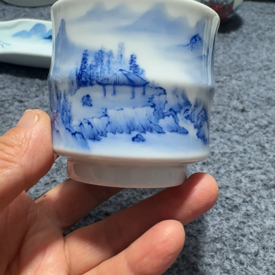 现代景德镇陶瓷手绘茶具