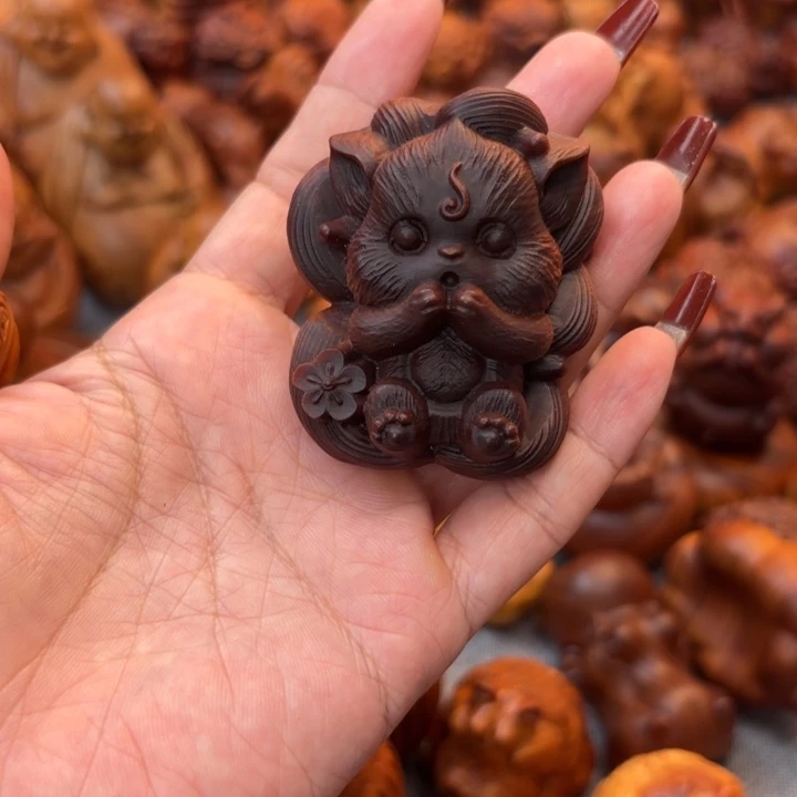 柏木（崖柏）绵**丝太行崖柏手把件