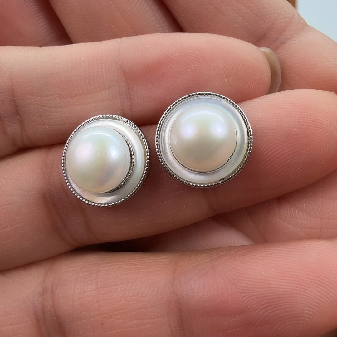 未镶嵌耳饰淡水珍珠
