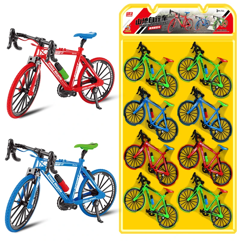 儿童创意糖果玩具公路自行车模型仿真赛车二八大杠摆件小礼物批发