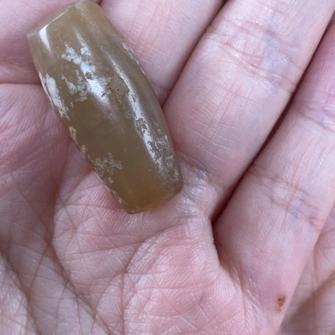 玻璃颈饰糖管子珠