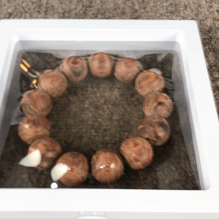 降真香手串/手链1.8白棋黄金甲龙鳞爆甲木超全品