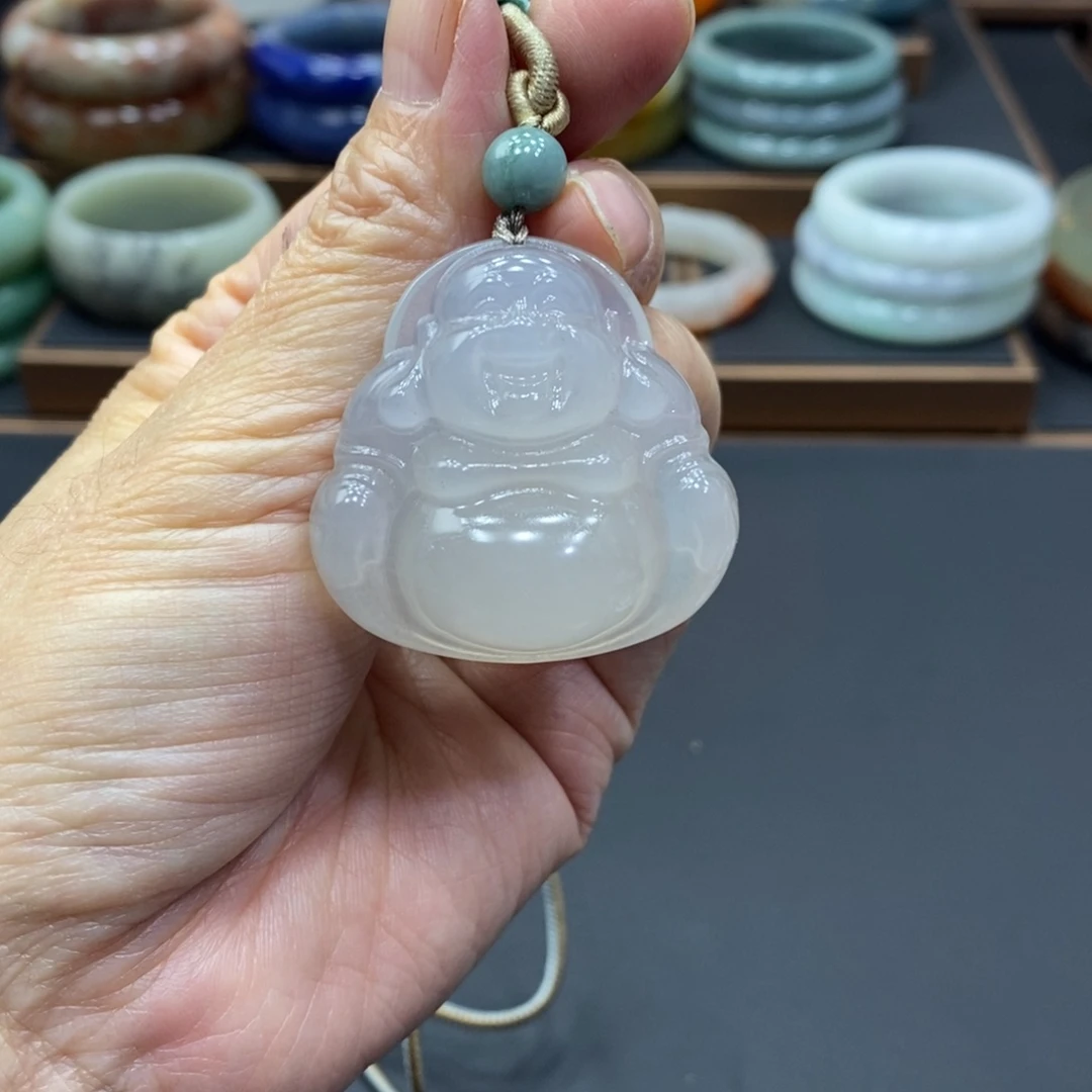 石英质玉未镶嵌吊坠