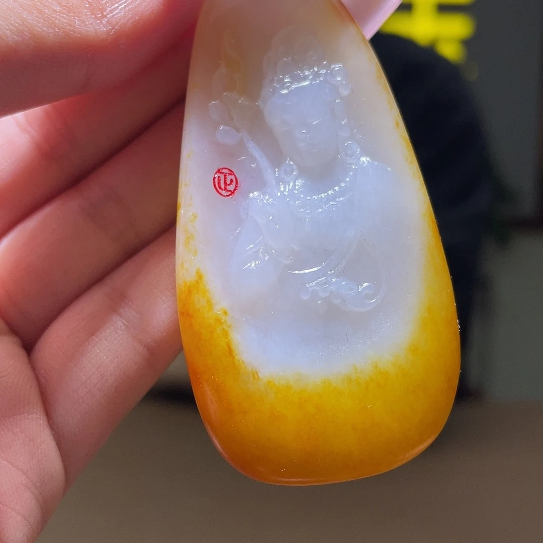 和田玉未镶嵌颈饰D2