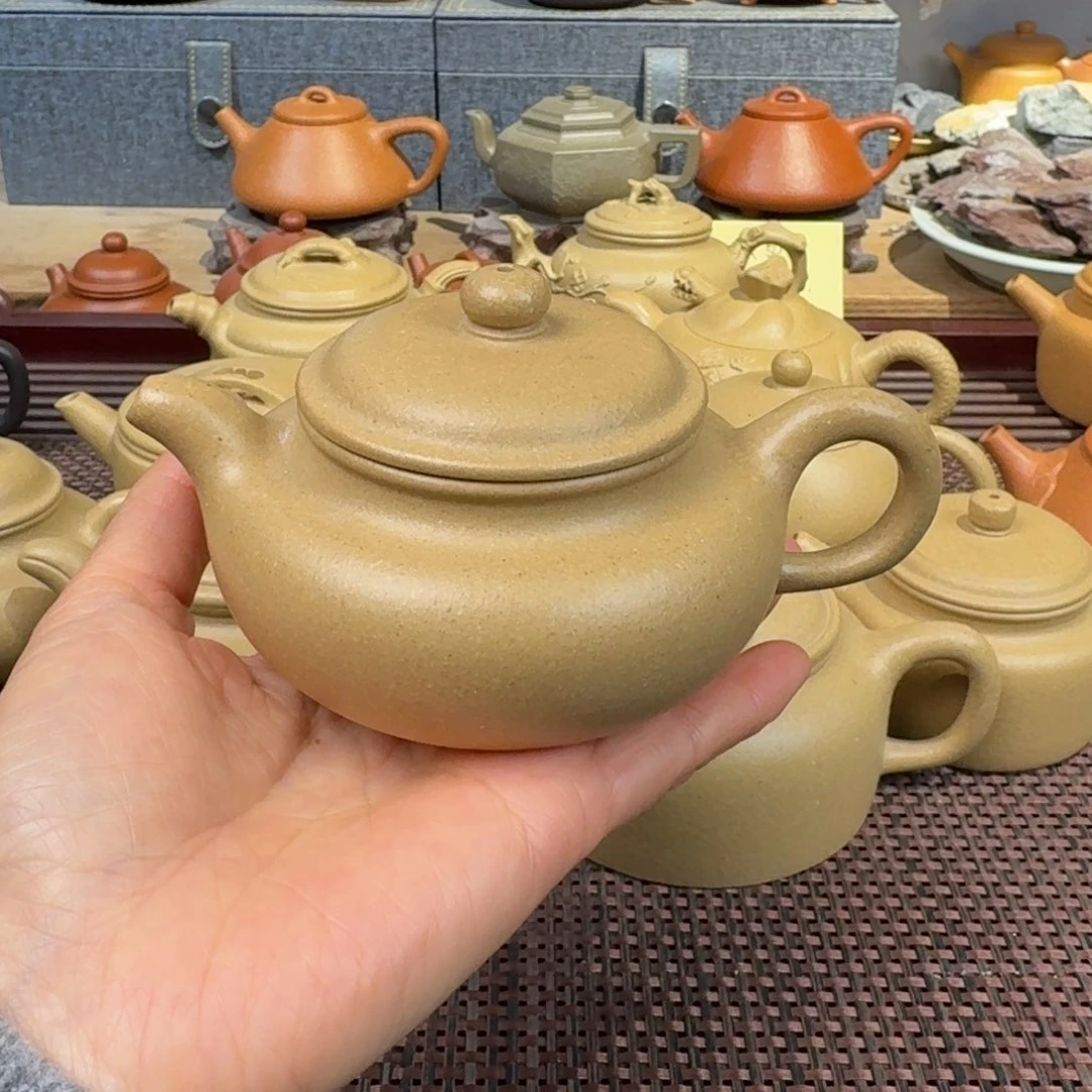 本山绿泥茶壶梨皮200毫升左右