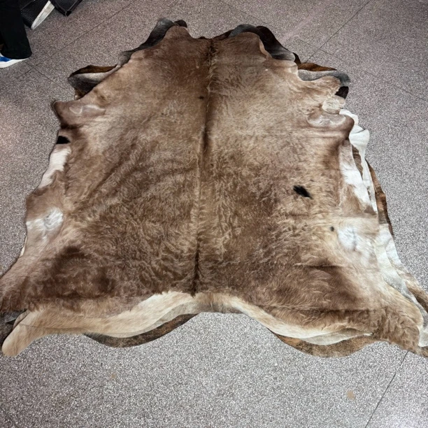 【本尼家】K1007 250x225cm专拍牛皮地毯家用轻奢