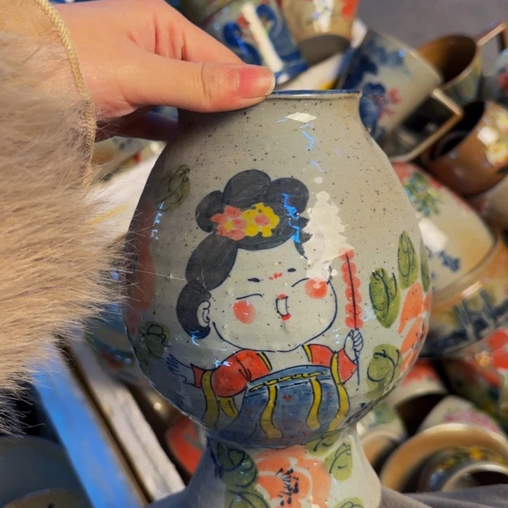 瓷片景德镇陶瓷手工手绘