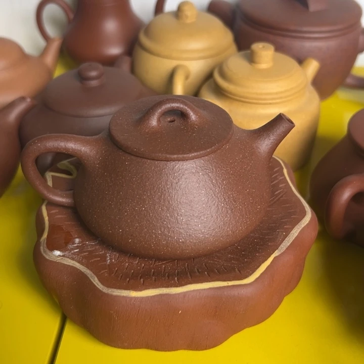 茶壶紫砂平盖石瓢150cc