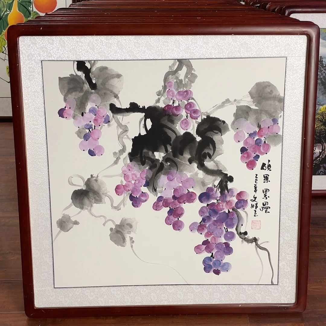 国画带框尺寸63*63厘米