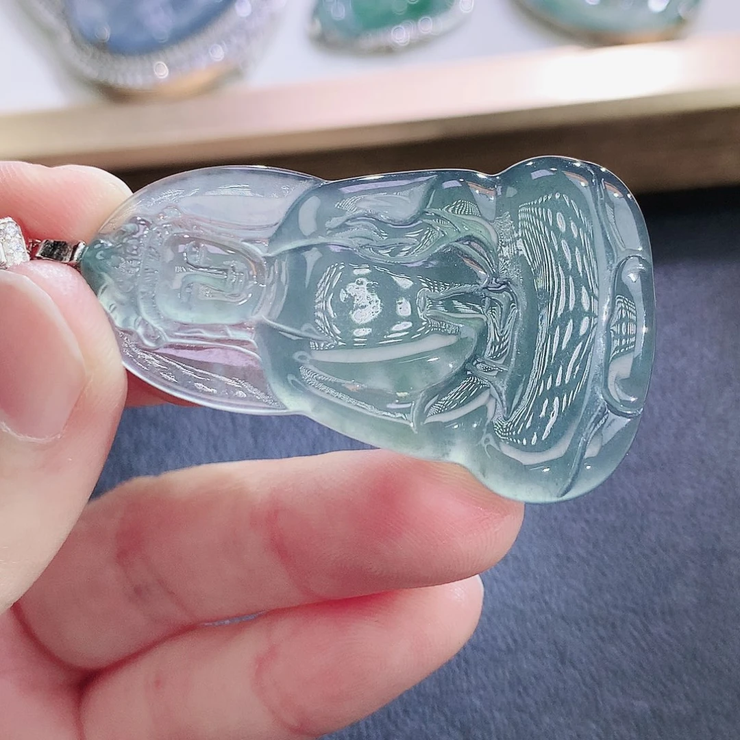 翡翠未镶嵌挂件翡翠
