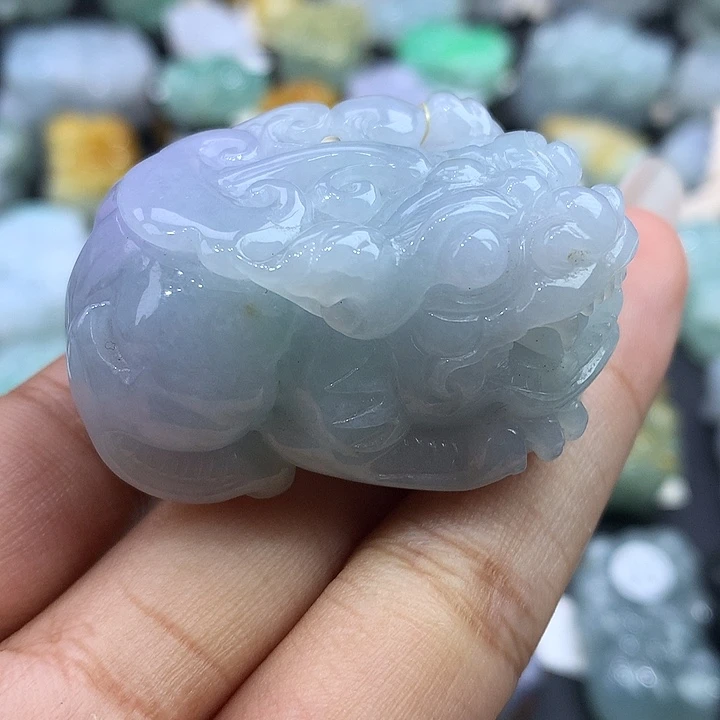 翡翠未镶嵌颈饰天然缅甸翡翠