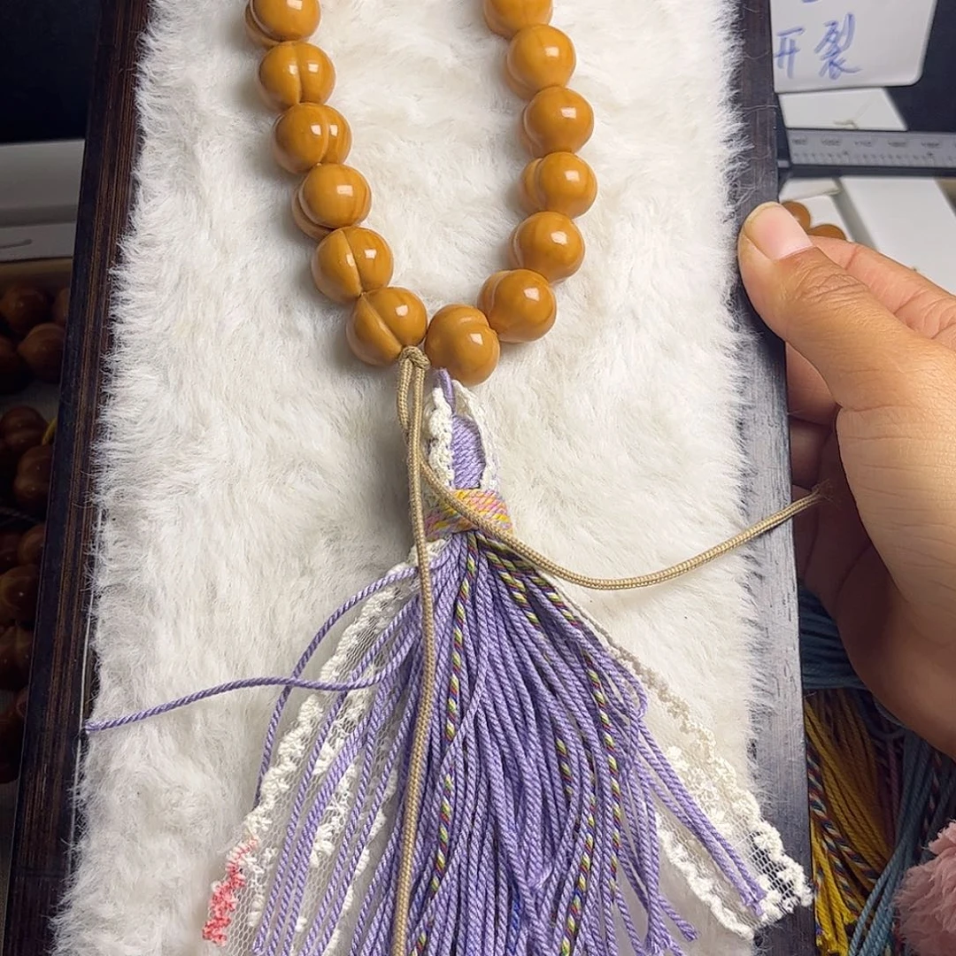 猴头核桃吊坠16柯基流苏