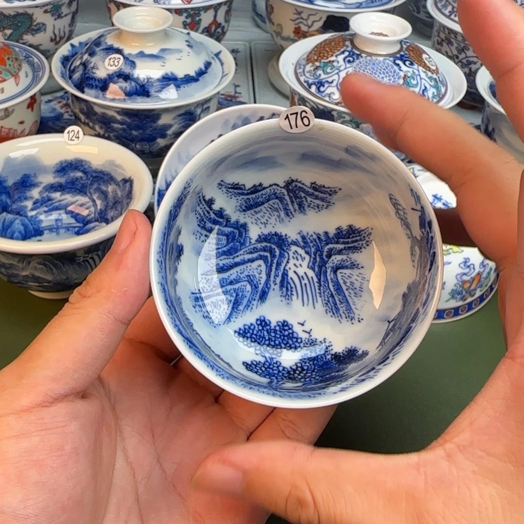 彦祖纯手工手绘茶具176