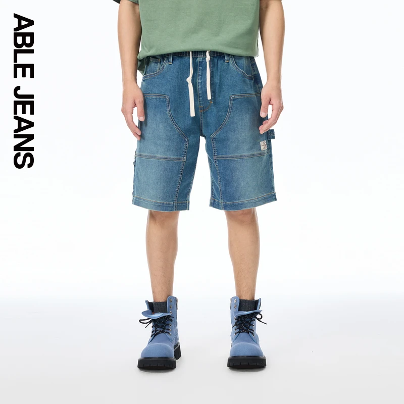 ABLE JEANS【木匠大短裤】25夏季新款男士超宽松短裤