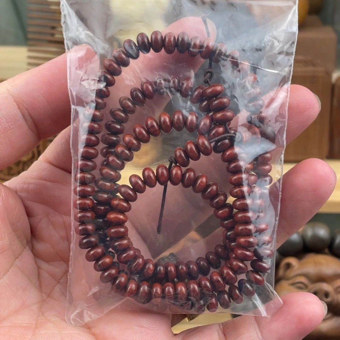晓***丰无事牌檀香木印度小叶紫檀36算盘珠
