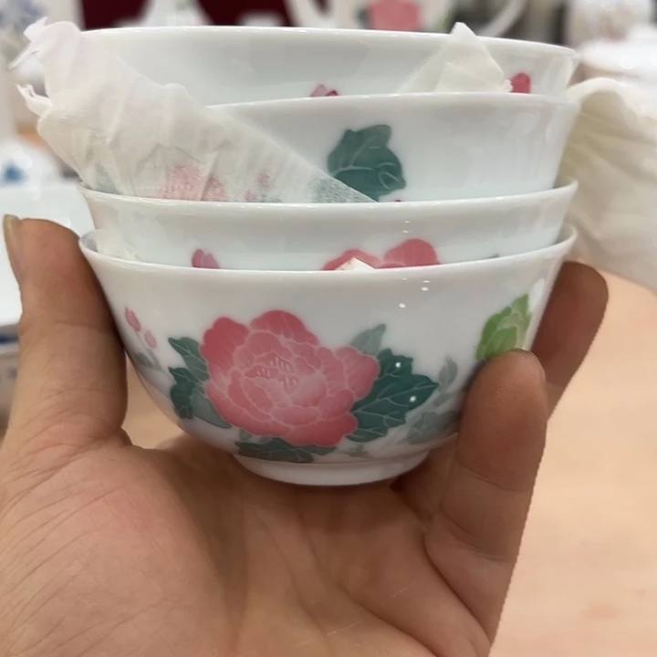 怒*吧10.5公分，芙蓉瓜米饭碗四个