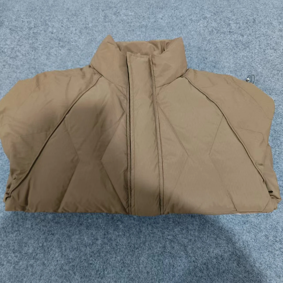 5505时尚百搭纯色男女同款羽绒服休闲情侣