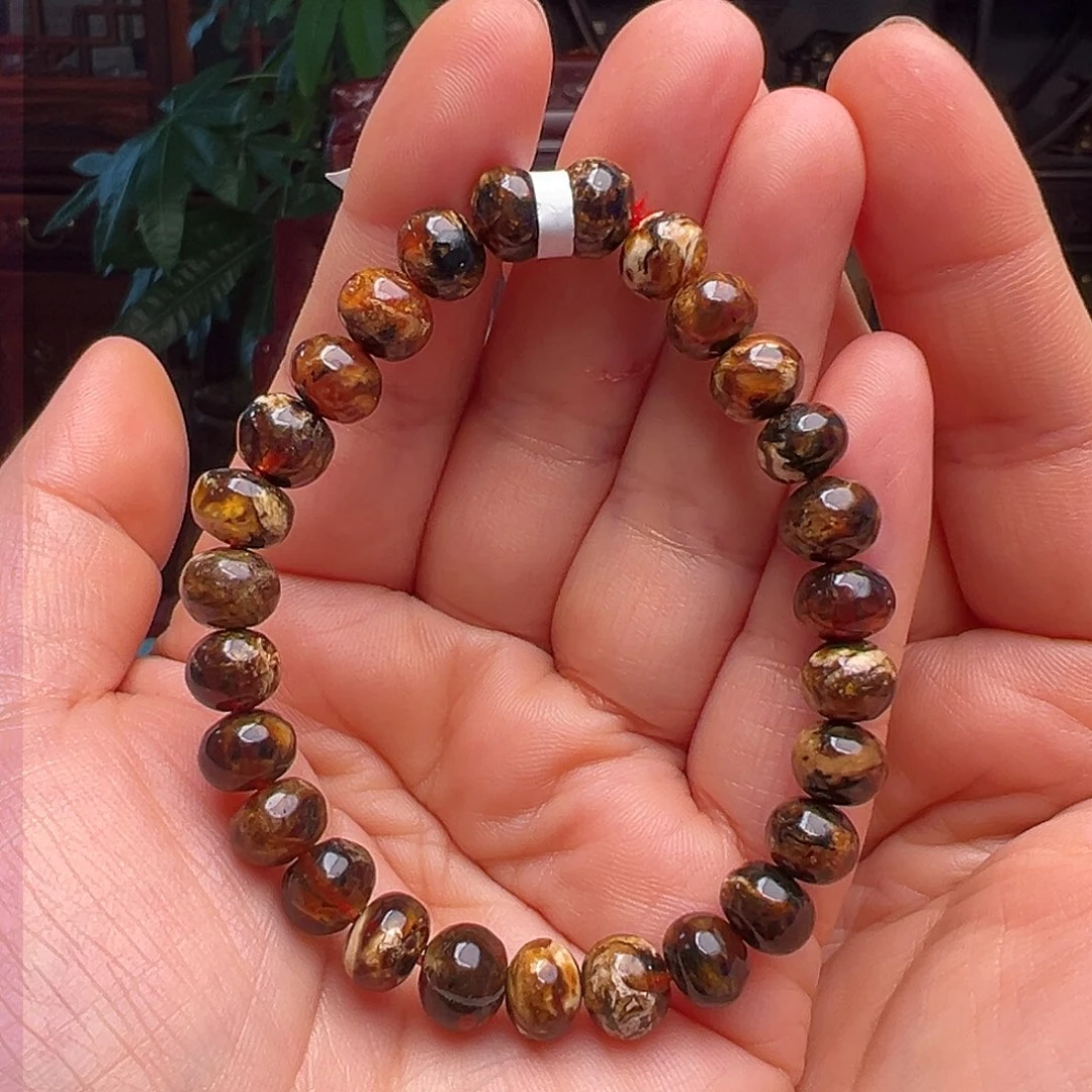 琥珀裸石未镶嵌抚顺琥珀20515-1。8m m