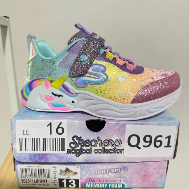 SKECHERS/斯凯奇Q961 女童灯鞋 30码