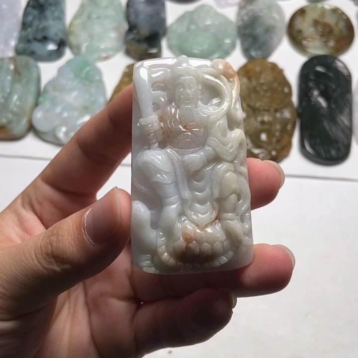 翡翠未镶嵌颈饰玄天大帝29