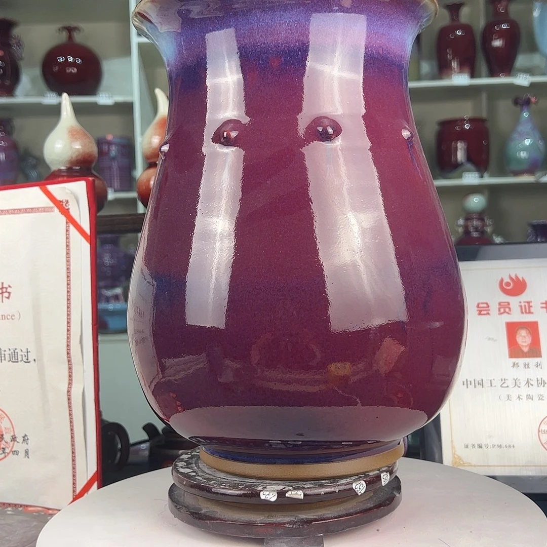 摆件郑家钧窑摆件