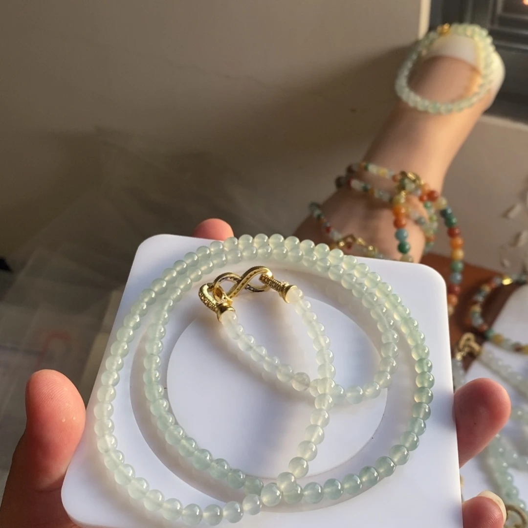 定制翡翠未镶嵌60 缅甸翡翠A货卡5