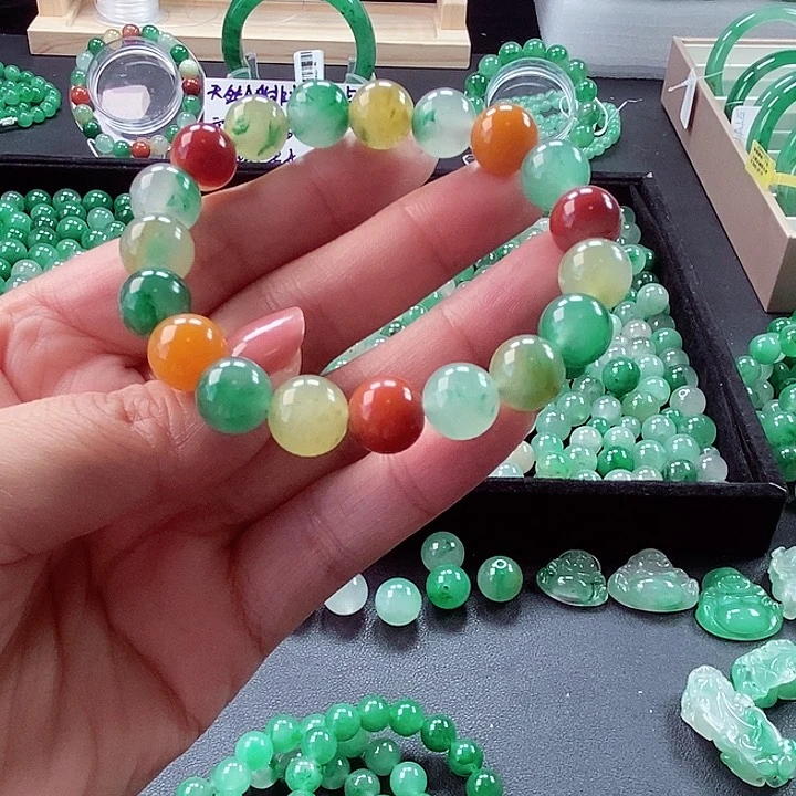 石英质玉手串未镶嵌丽*