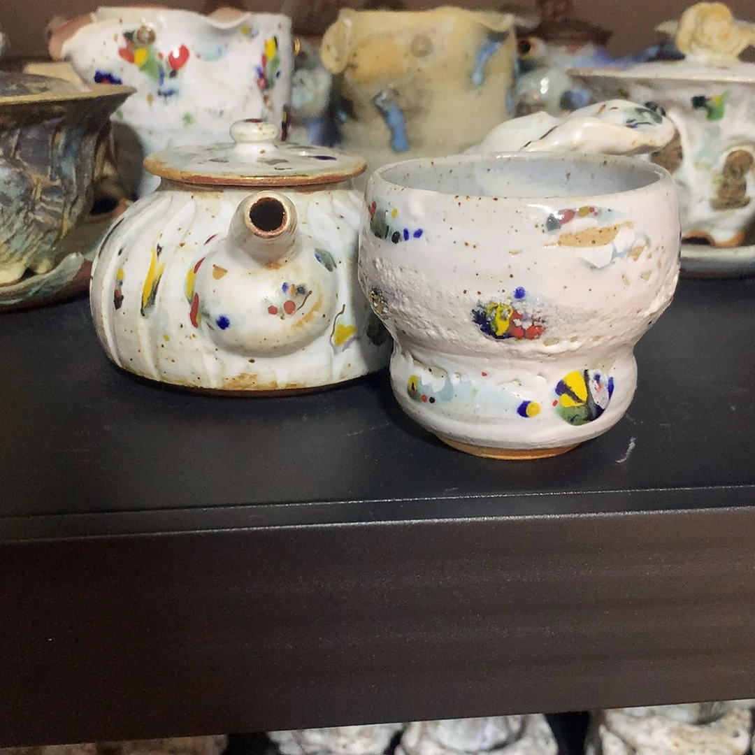 【杨树手作】七彩描金侧把套