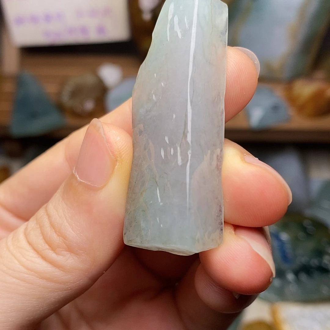 翡翠未镶嵌颈饰天然