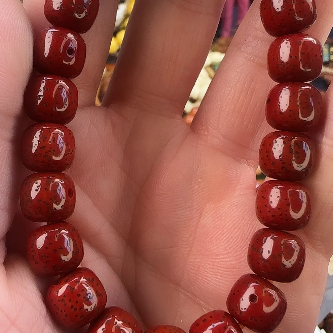 星月菩提吊坠山**牛朱砂供回忆