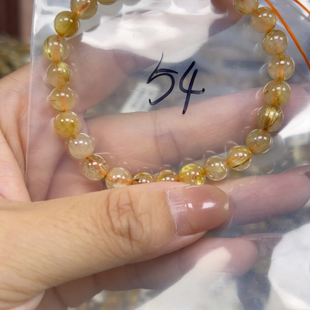 发晶手链未镶嵌金发晶7