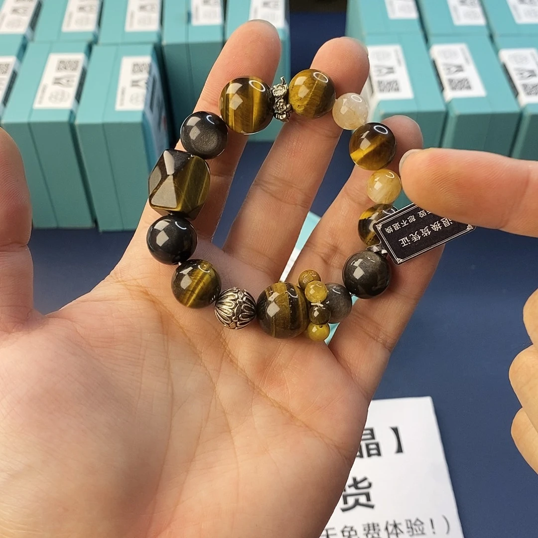 银S925镶嵌水晶手链