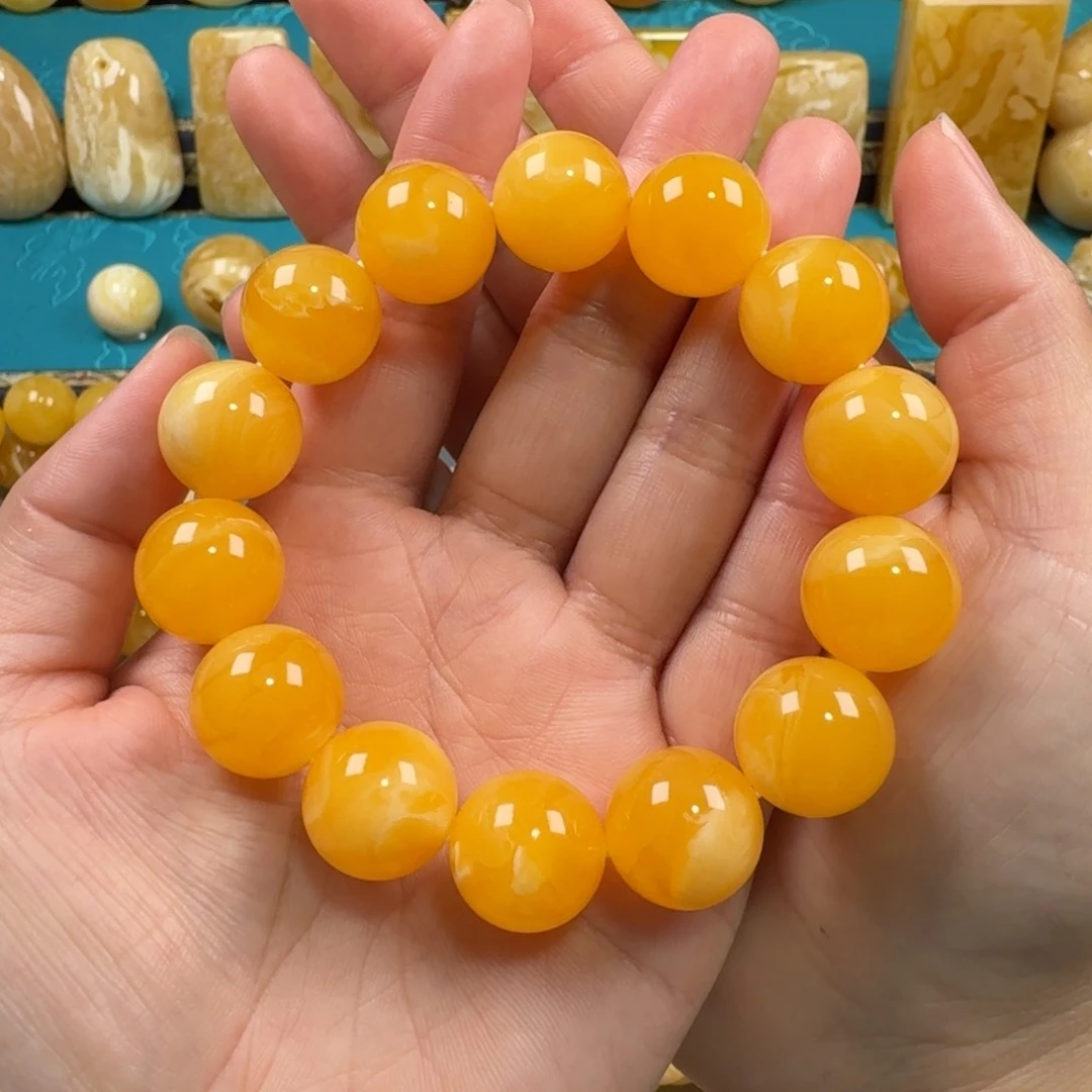 蜜蜡手链未镶嵌蜜蜡