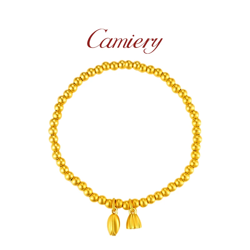 CAMIERY/卡美瑞 新中式轻奢古法传承两世欢莲蓬手链百搭