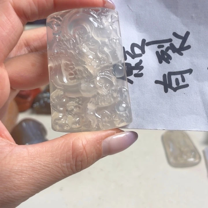 玛瑙/玉髓未镶嵌吊坠(不含链)