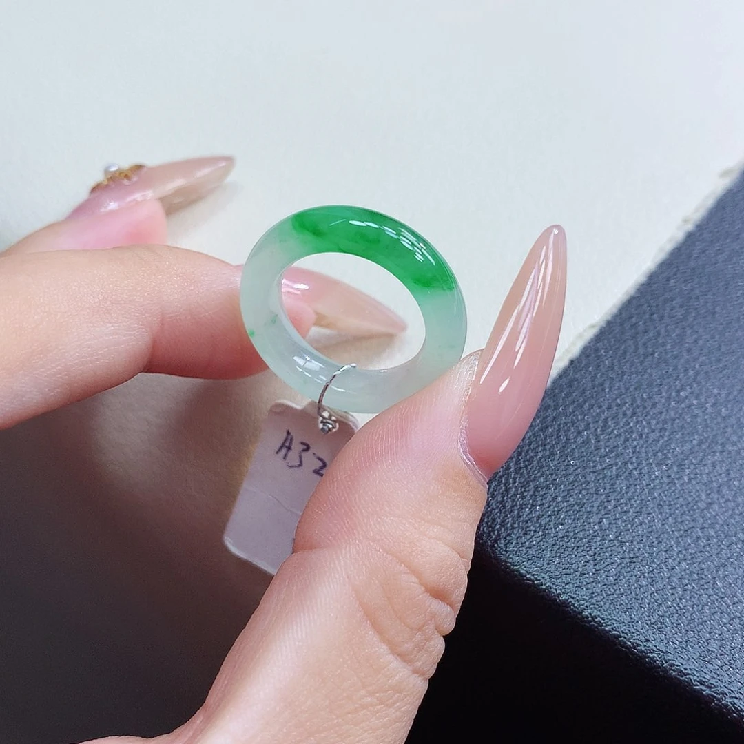 未镶嵌戒指翡翠7-8号
