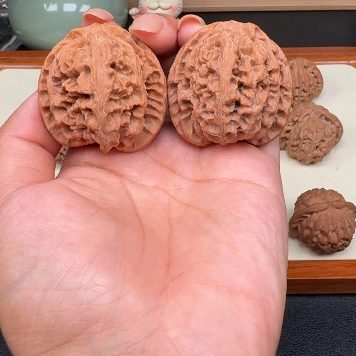 把件文玩核桃紫*全品苹果41