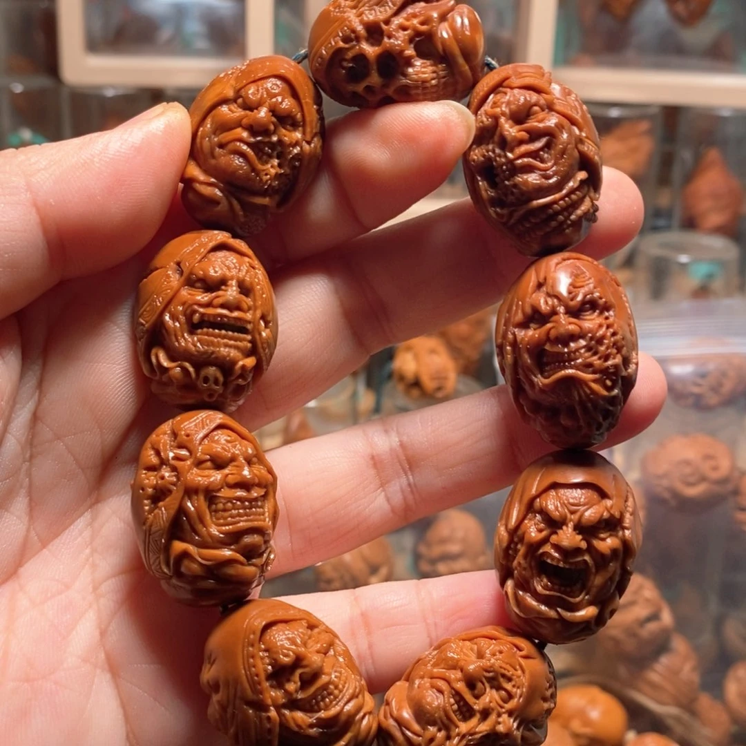 我***酷橄榄核手串/手链暴徒恶僧