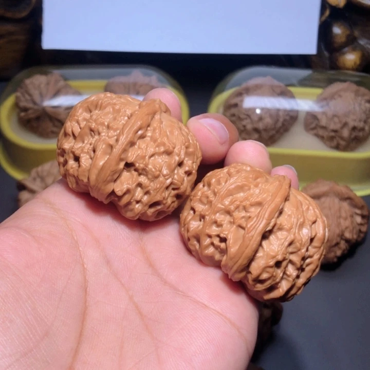 文玩核桃把件39白狮子