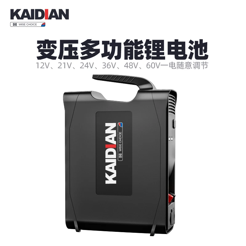 凯迪朗背负式大容量变压多功能锂电池12V21V24V36V48V60V一电搞定