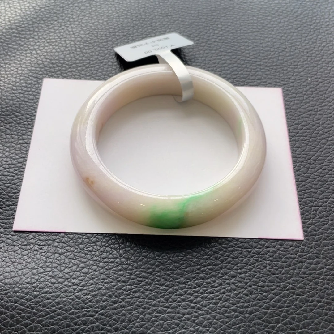 翡翠未镶嵌手镯10号54.5正圈纹