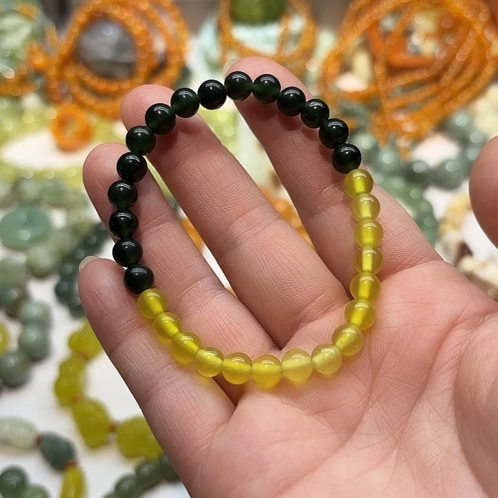 蛇纹石玉未镶嵌手串