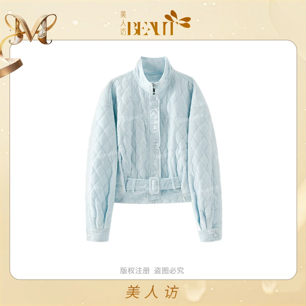 美人访【绵念如初】加厚款时尚百搭棉服外套10596